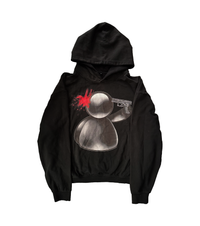 'Messenger' Distressed Hoodie